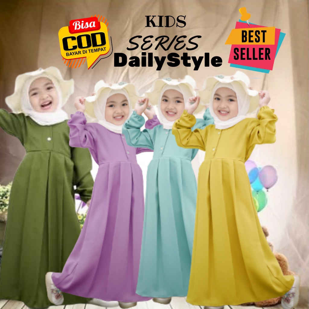 Gamis Anak Perempuan Modern Gamis Lebaran Anak Set Atasan Gamis Modern 2022 Gamis Syar I one Set Gam
