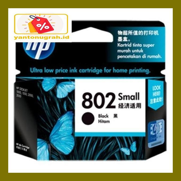 

Pt740Dpp Hp 802 Small Original Black Ink Catridge Hitam Kecil Printer 1510 2050 Pt0P8D6M