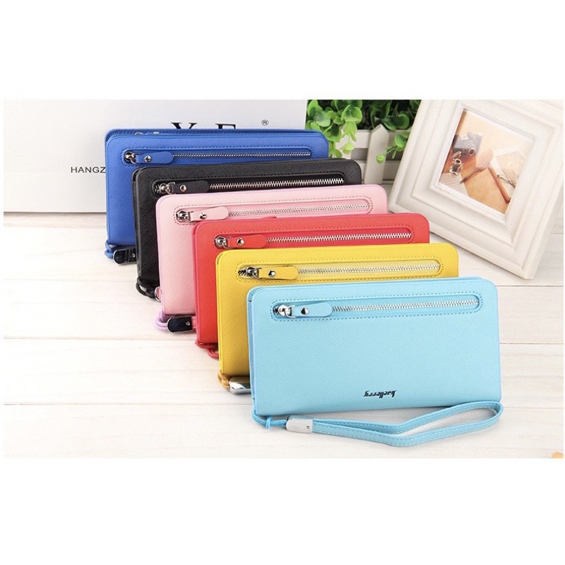 Dompet Panjang Wanita Dompet Kulit Lipat Baellerry N1502