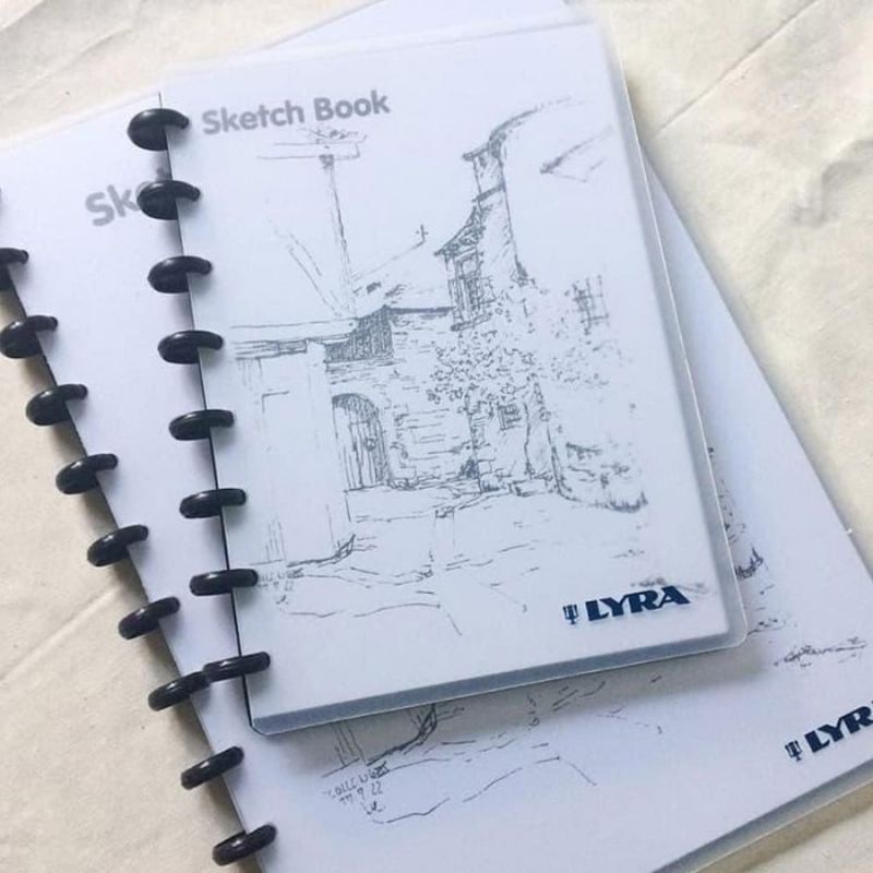 

SKETCHBOOK BINDER LYRA DAN REFILL SKETCHBOOK LYRA | BUKU SKETSA GAMBAR RING UKURAN A4 dan A5 | ISI 30 LEMBAR