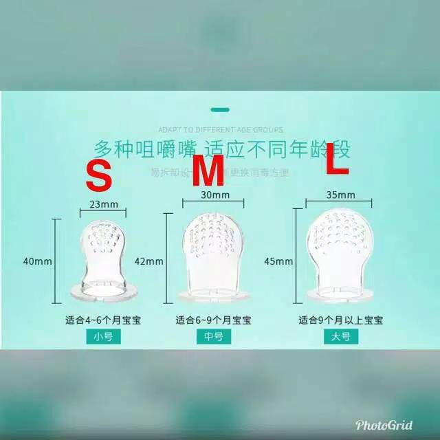 Empeng buah bayi / kompeng baby fruit/ fruit feeder / food feeder-2