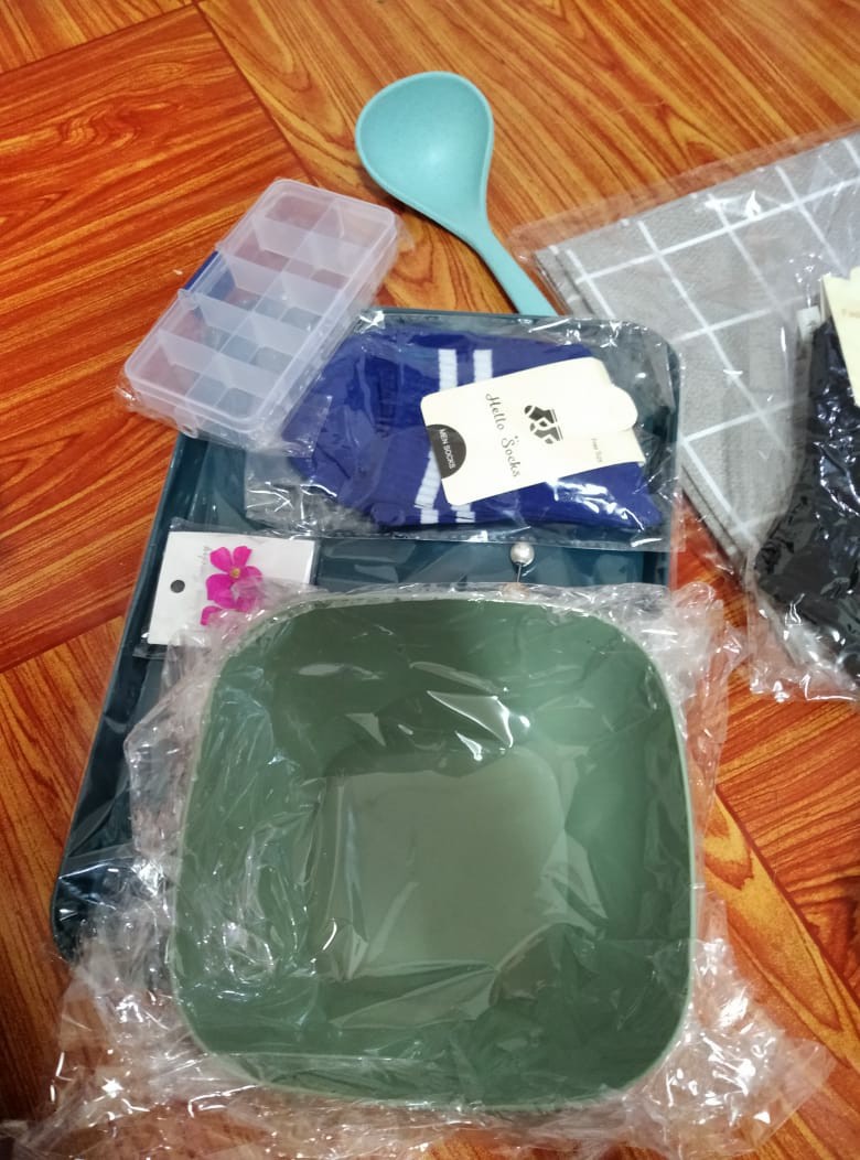 E010 - Mangkuk Plastik Cantik Mudah Murah Praktis Mangkok Dapur