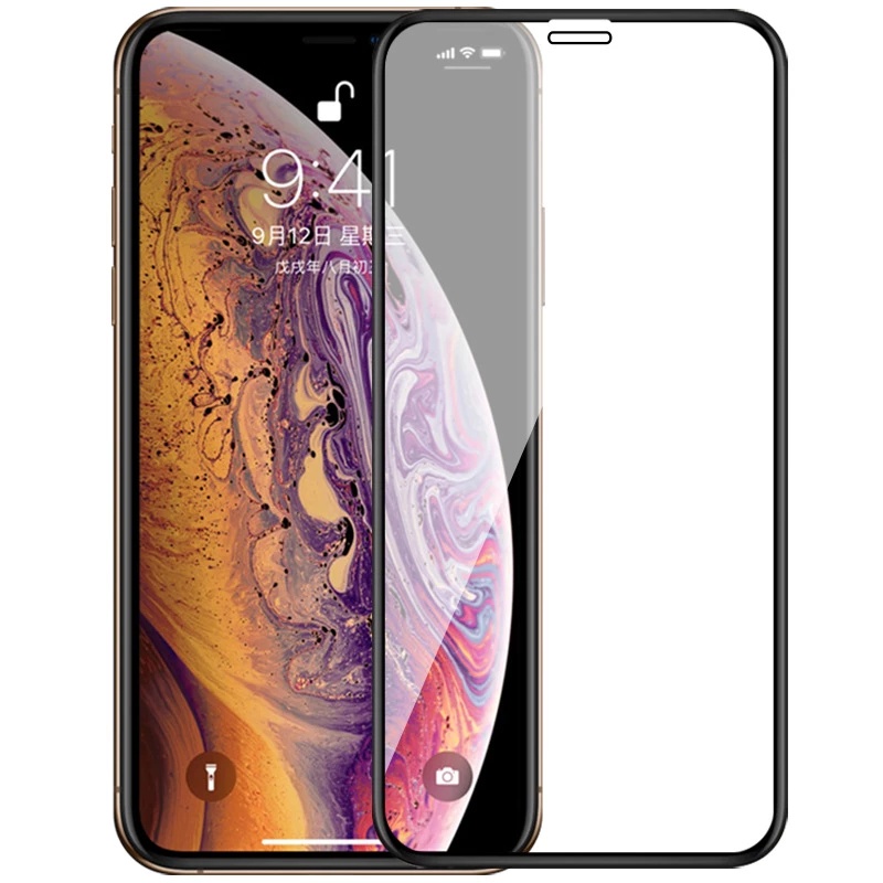 Pelindung Layar Tempered Glass 3d Anti Gores Untuk iPhone XR