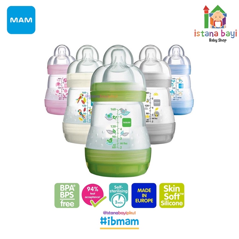 MAM Botol Susu - MAM Feeding Bottle/BOTOL SUSU BAYI