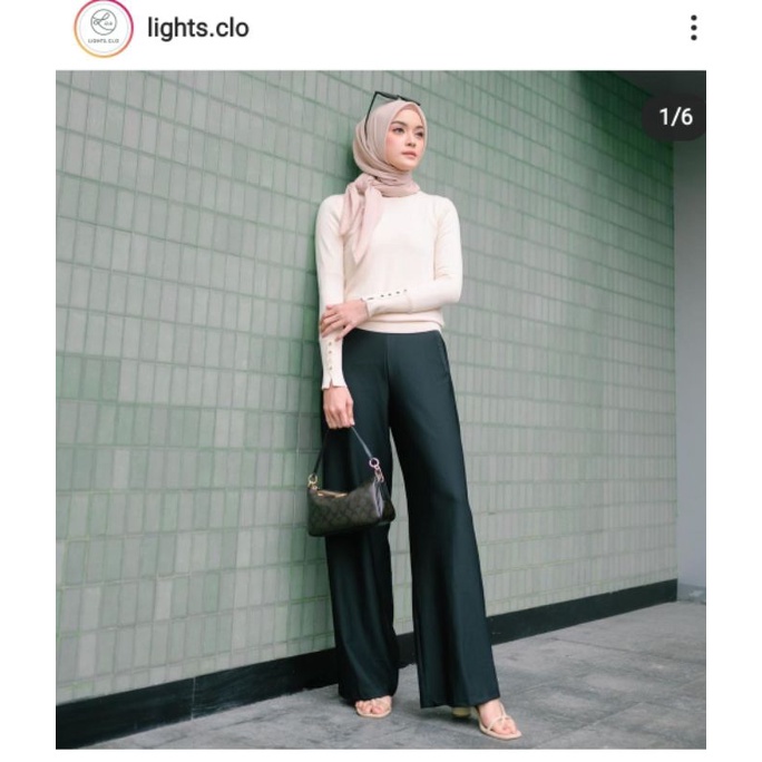 Panama Kulot in Black