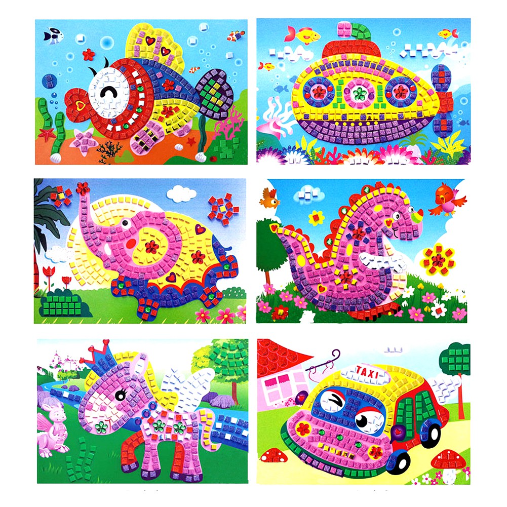 Gambar Mozaik Kupu Kupu - Kumpulan Montase, Kolase dan Mozaik