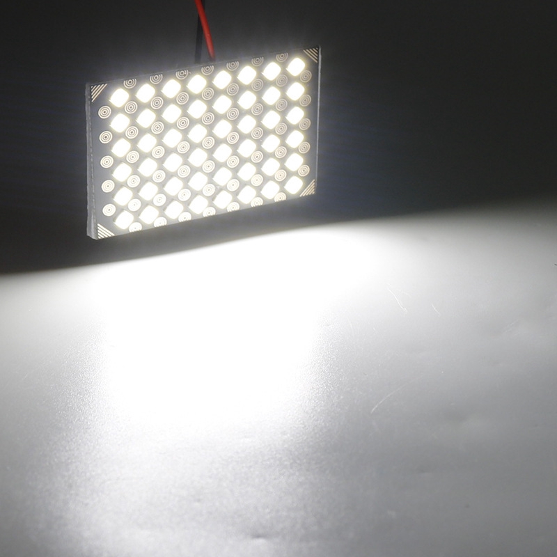 Panel Lampu LED 12V 3030 12 / 24 / 48 SMD Warna Putih untuk Interior Mobil