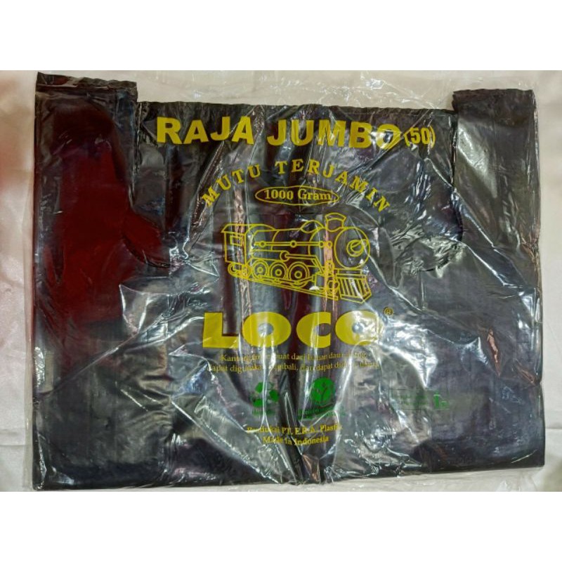 PLASTIK LOCO HITAM TEBAL JUMBO 50