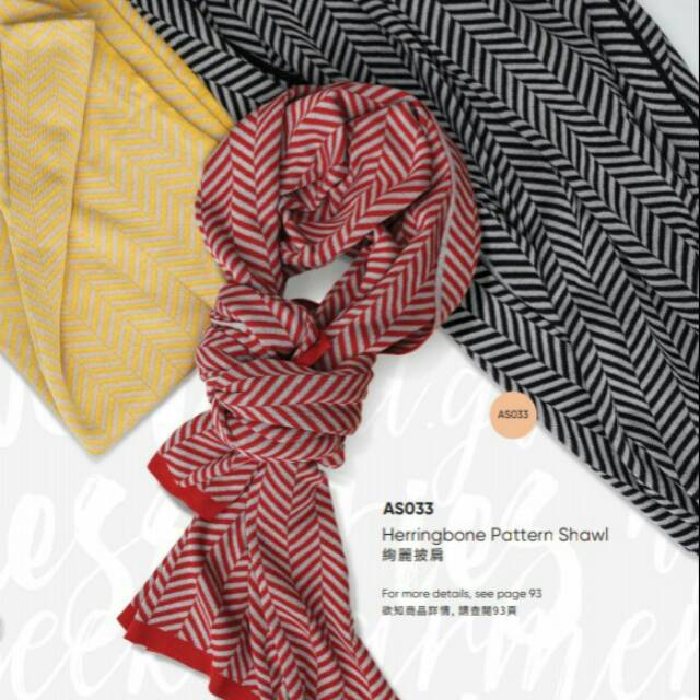 Nefful Herringbone Pattern Shawl