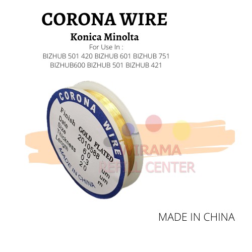 Corona Wire Kawat Transfer Konica Minolta BIZHUB 601 751 600 501 421 420 Original