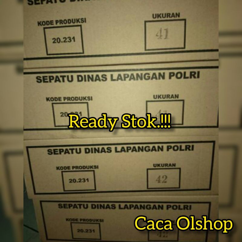 Sepatu PDL Jatah POLRI 100% Asli Original Terbaru 2020