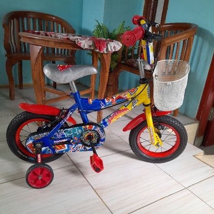 Sepeda Bmx Anak Wimcycle ukuran 12 inch Bekas Komplit