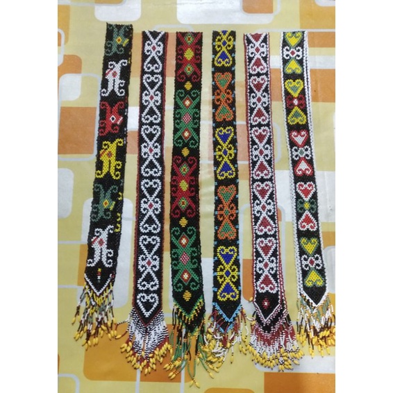 syal manik dayak kalimantan-4