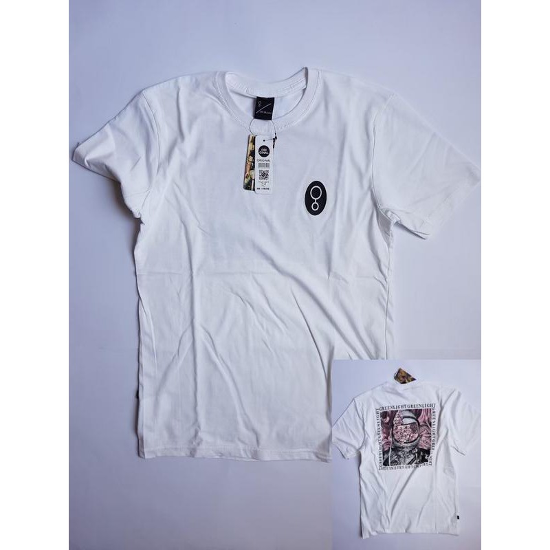 KAOS GREENLIGHT PUTIH METAL SWAG