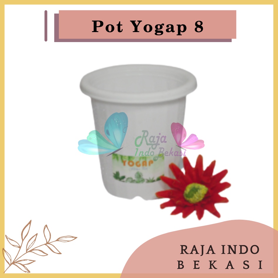 Rajaindobekasi Pot Yogap 8 Putih Pot Yogap 10 13 15 17 18 19 25 30 Pot Yogap Murah