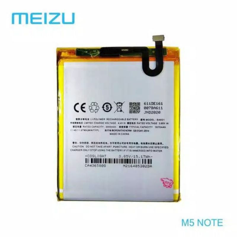 BATERAI BATRE BATTERY MEIZU M5 NOTE ORIGINAL