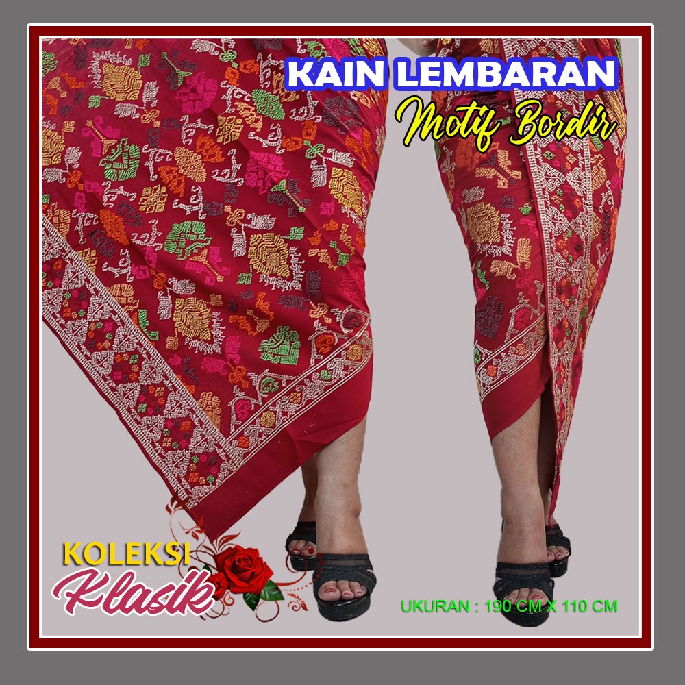 Kain Kamen Bawahan Kebaya Songket Saput Udeng Tenun Bordir Anak Wanita Pria Couple Bali Grosir Murah