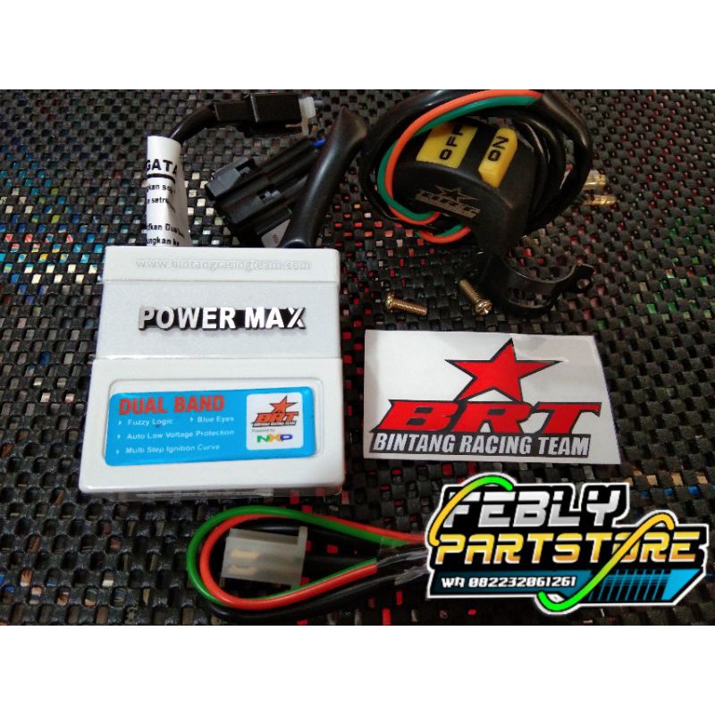 CDI BRT KLX 150 DUAL BAND CDI BRT POWER MAX DUAL BAND KLX 150 SET SWITH TOMBOL ON OFF BRT ORI