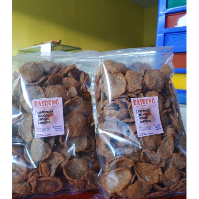 

KERUPUK BASRENG 250GRAM / BAKSO GORENG ANDIN / BASRENG PEDAS