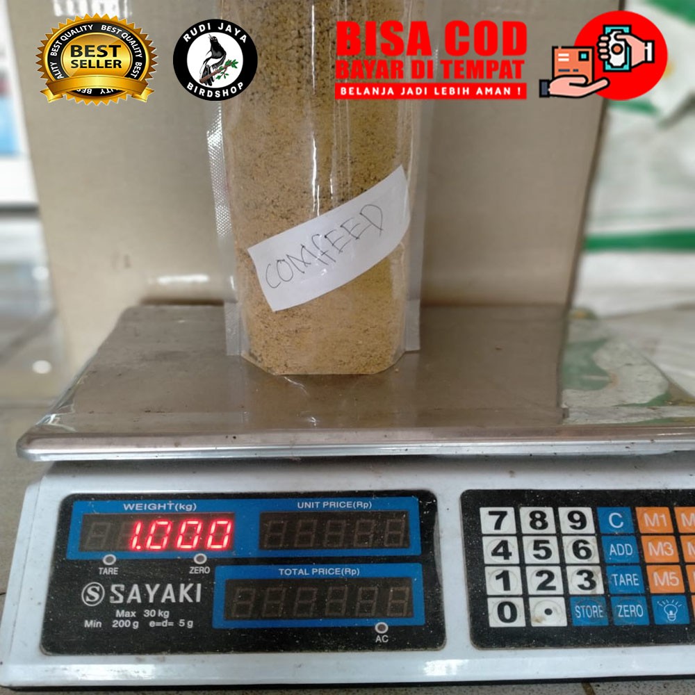 BR BW COMFEED 1 KG BROILER CRUMBLE VOER PAKAN MAKANAN AYAM UNGGAS BEBEK BURUNG PUYUH BURUNG JALAK