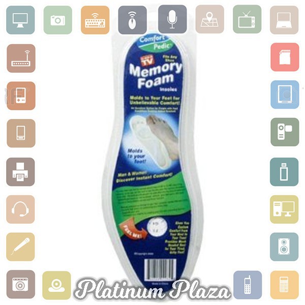 Sol Sepatu Memory Foam 1 Pasang - L3`76SD4O-