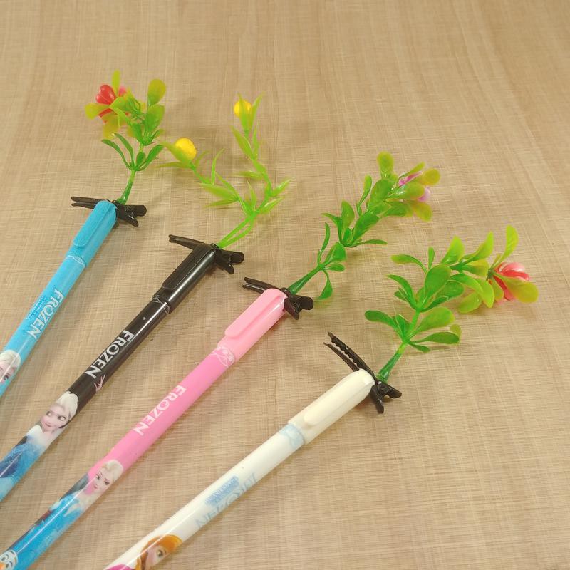 

gell pen jepit bunga frozen