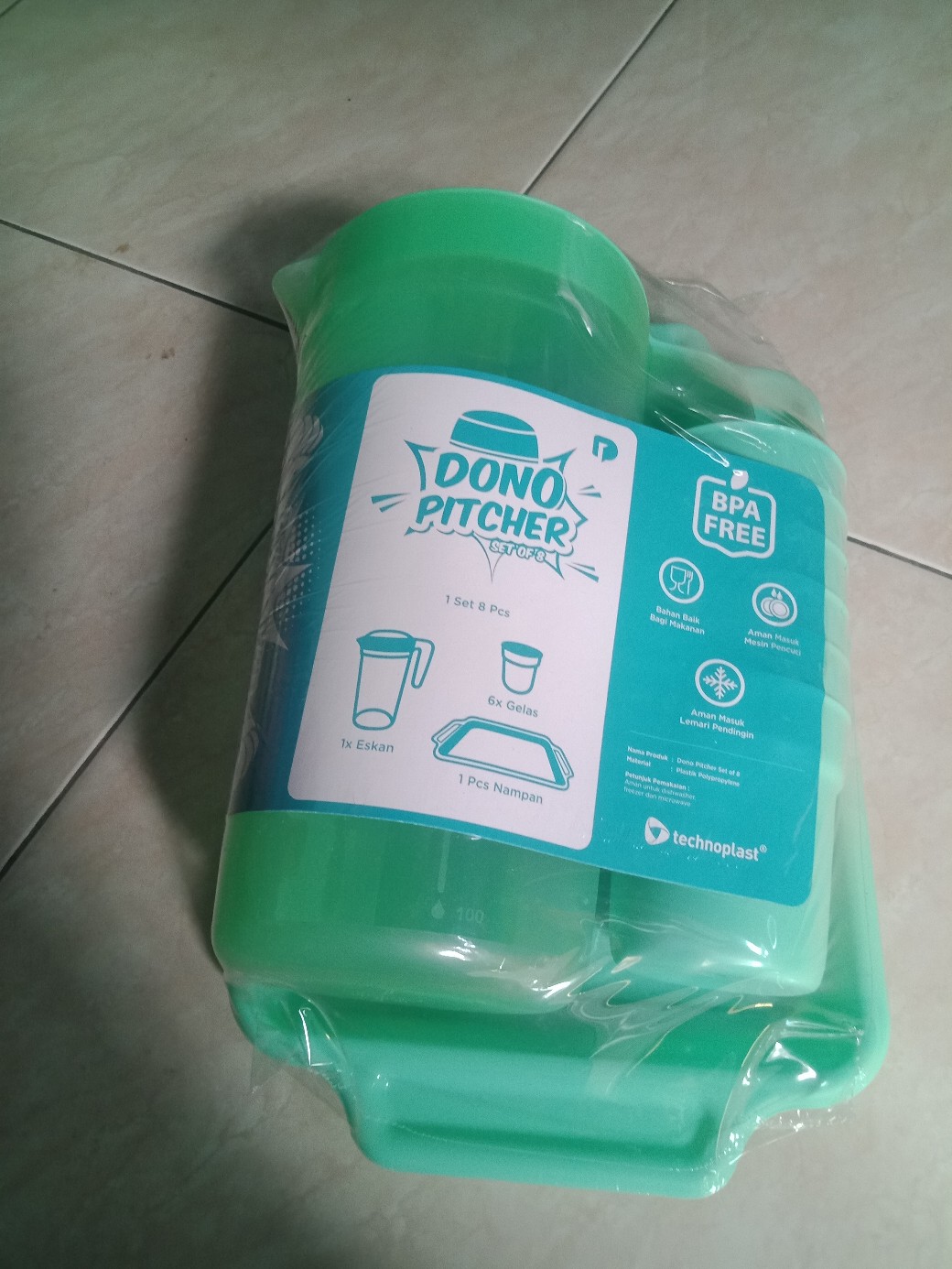 Technoplast Dono Pitcher Set Of 8 Pcs