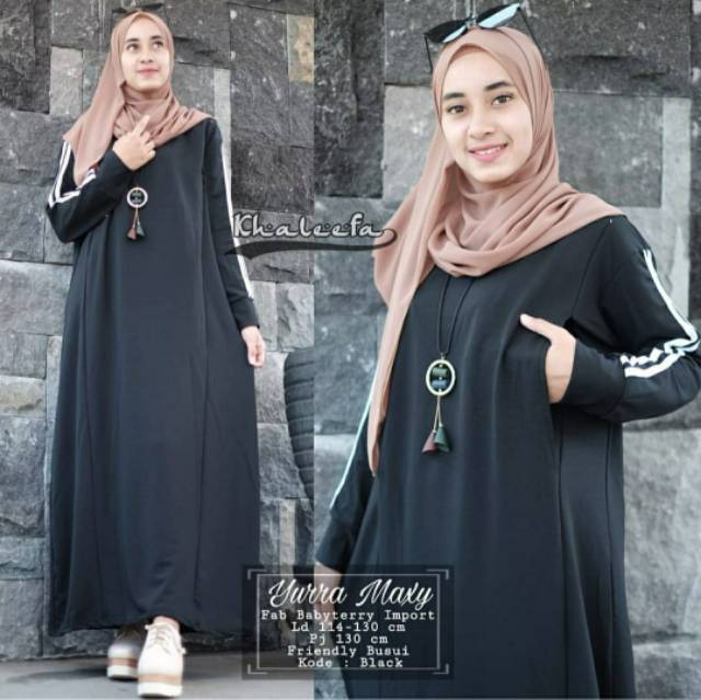 Yurra Maxy, maxi dress, dress muslim, gamis, gamis muslim, gamis Jumbo, gamis busui,dress busui,ootd