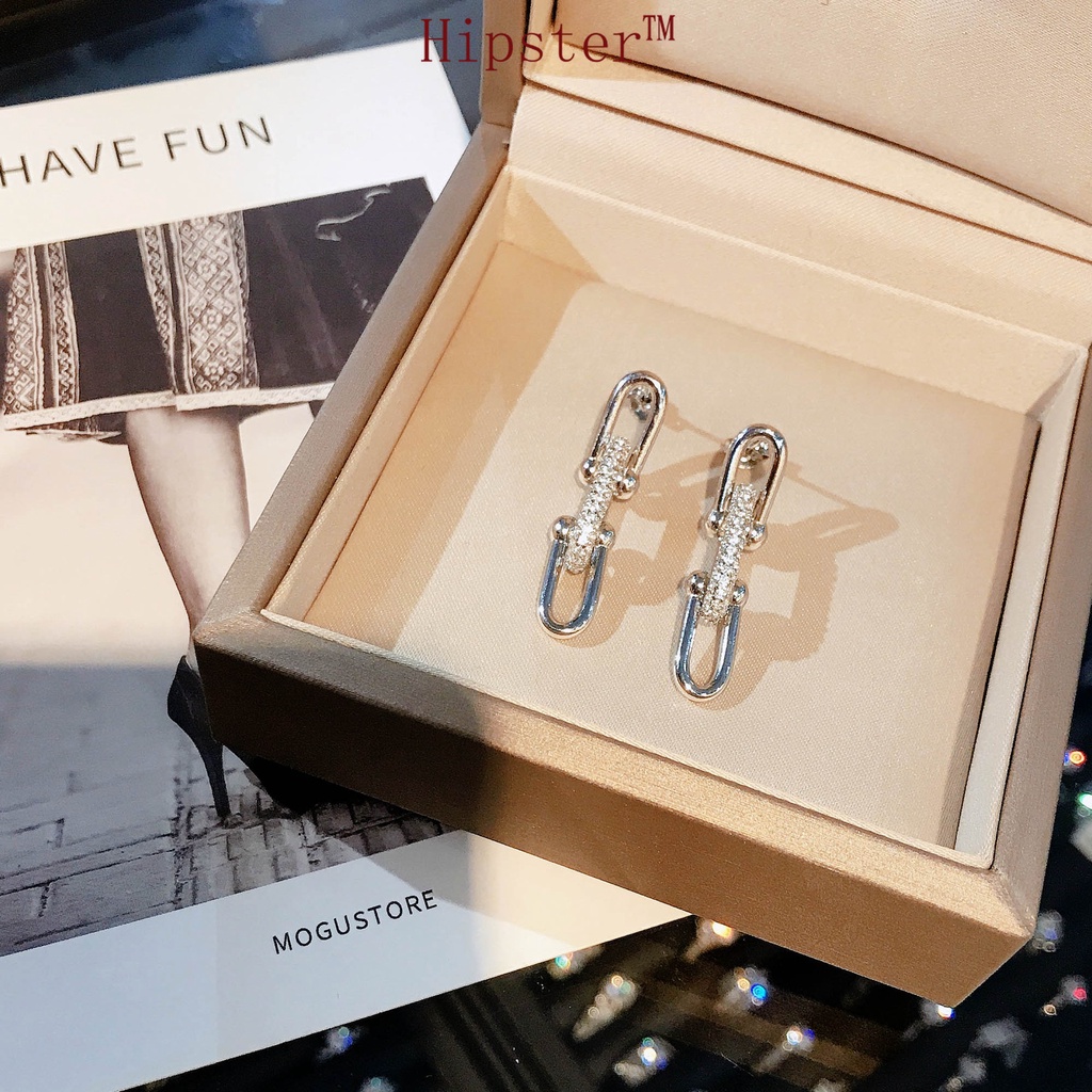 Anting Tusuk Sterling Silver 925 High Class Elegan Untuk Wanita
