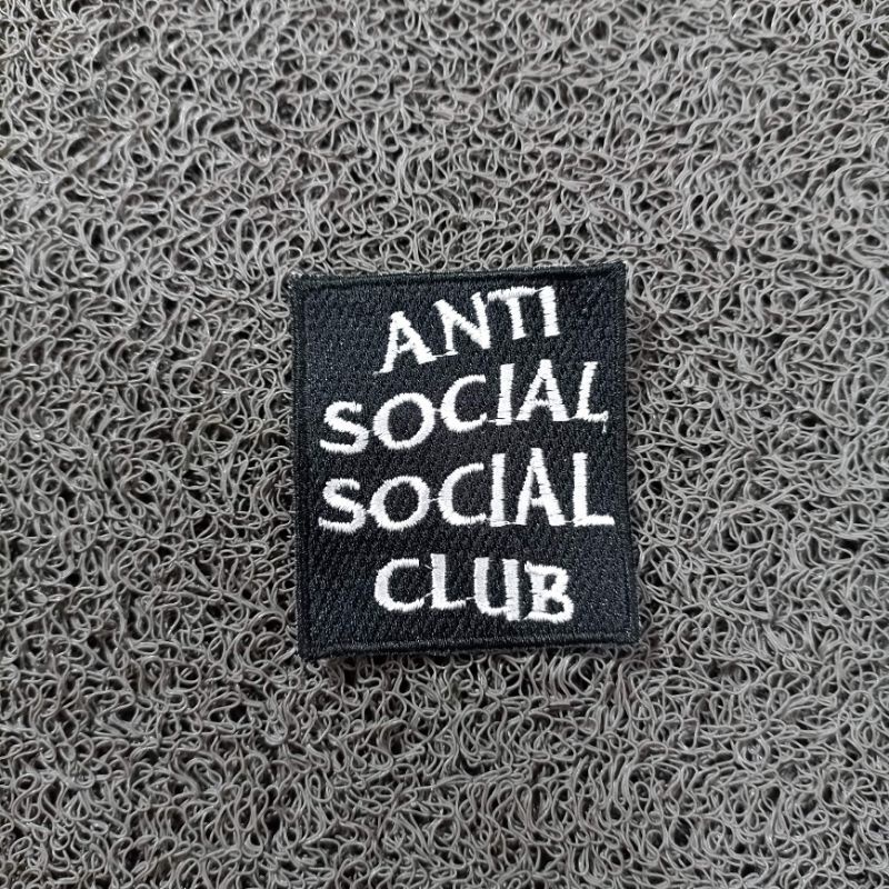 Patch bordir soekarno / anti social social club / patch hurley davidson terlaris