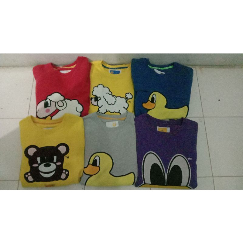 5 Pcs Crewneck Pancoat Second Original