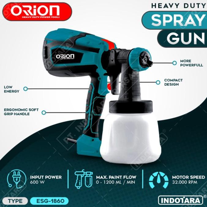 Electric Spray Gun Orion ESG-1860 Spray Painter 600W