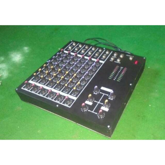 Audio Mixer 6 Channel rakitan dan efect