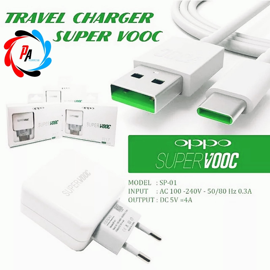 TRAVEL CHARGER OPPO VOOC ORI TYPE C
