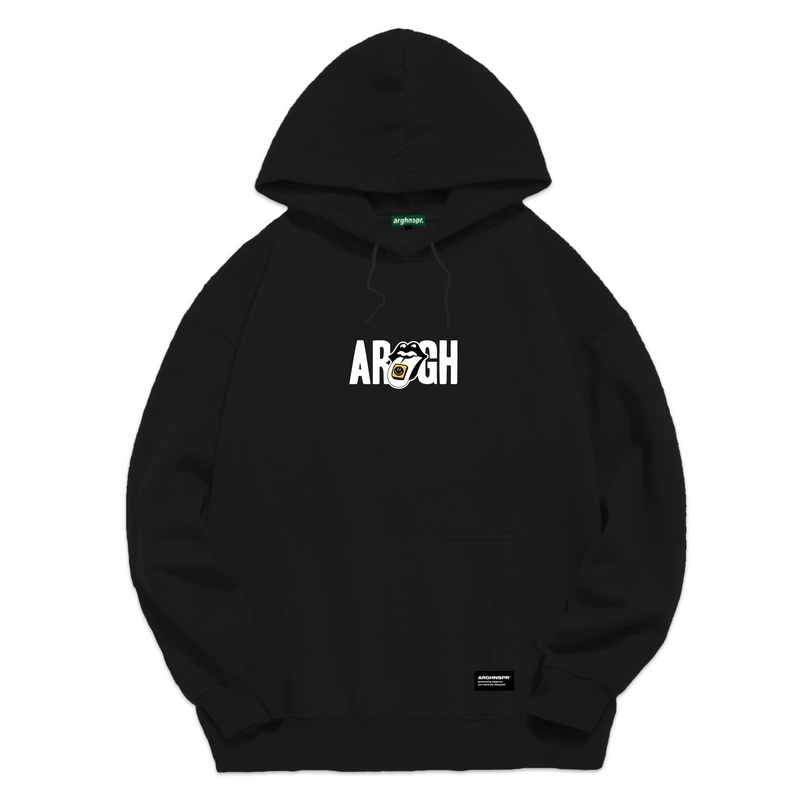 Pullover Hoodie Arghinspire Katun Fleece Hitam - HD Stones