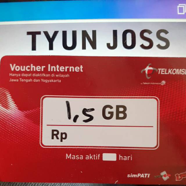 Vc telkomsel 1,5GB