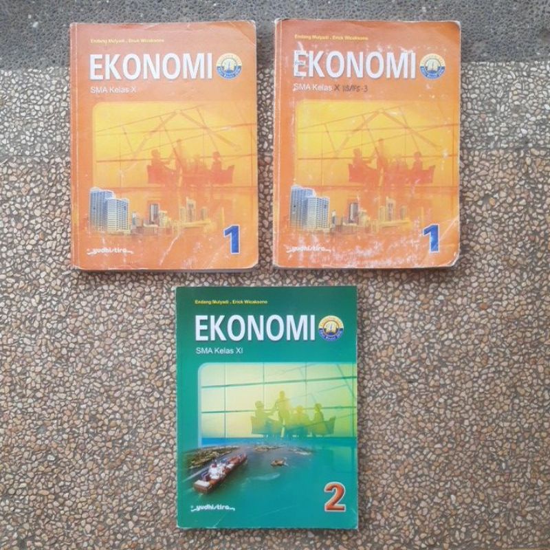 buku Ekonomi sma kelas 10.11.12 revisi kurikulum 13.Yudhistira Bekas Original