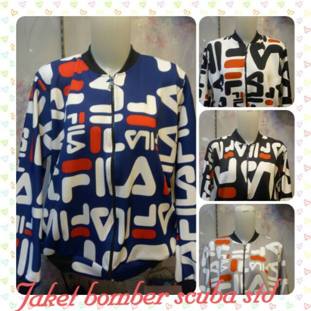 Jaket bomber scuba