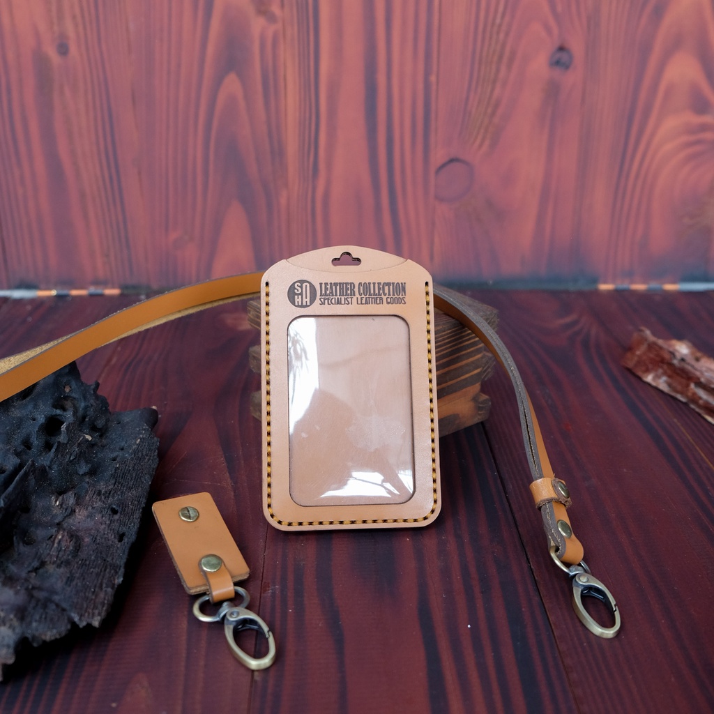 

ID CARD HOLDER KULIT / NAME TAG KULIT ASLI