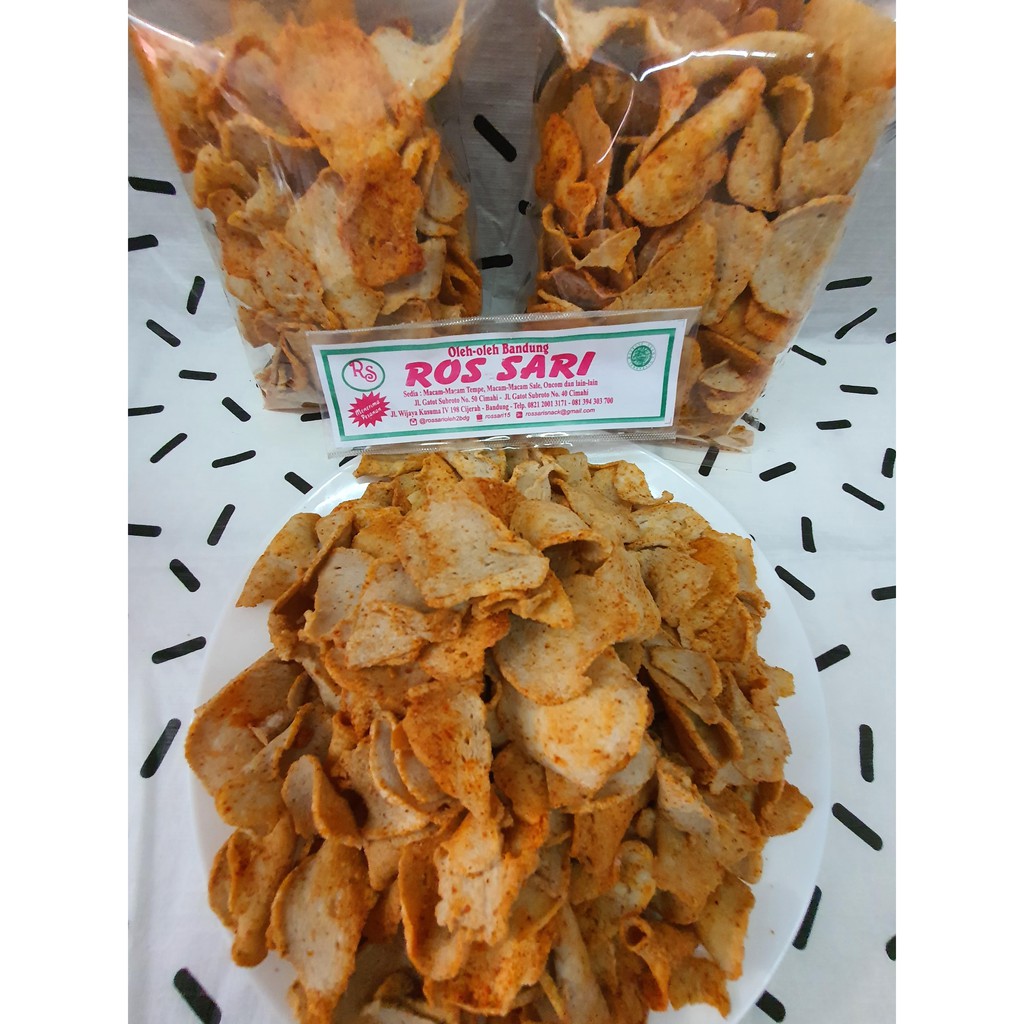 Basreng Baso Goreng Pedas 150Gr Oleh Oleh Bandung