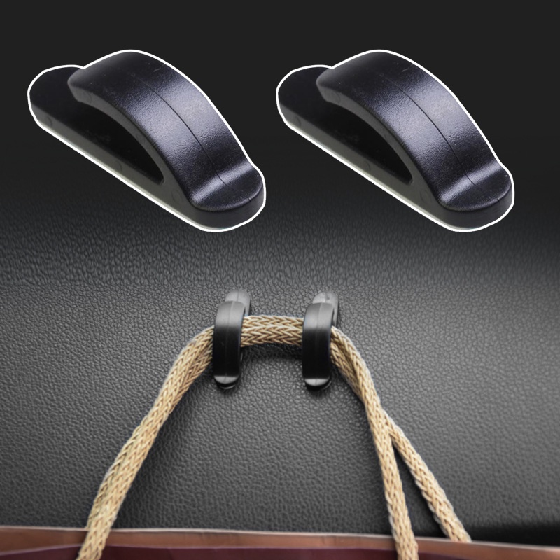 8pcs / Set Kait Holder Mini Dengan Perekat Tahan Lama Untuk Interior Mobil