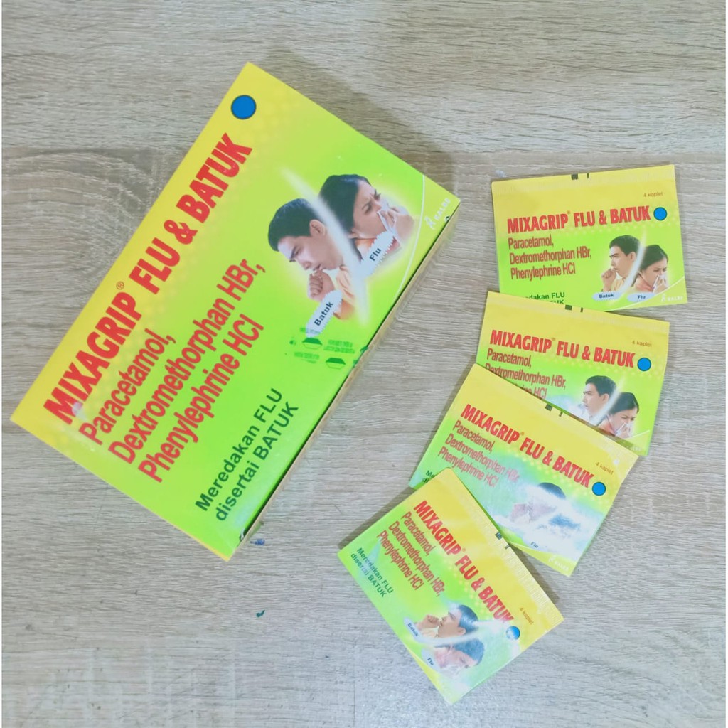 MIXAGRIP FLU DAN BATUK 4 KAPLET