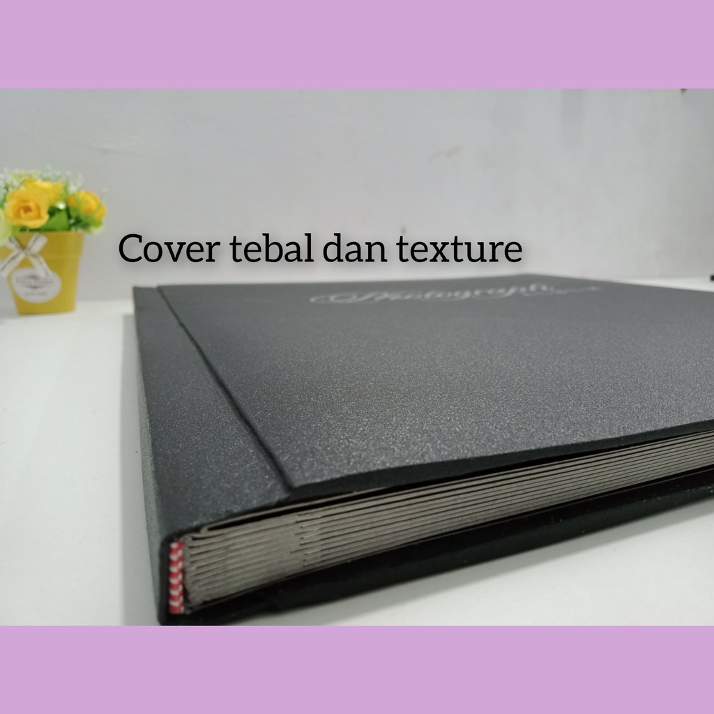 [PROMO] BUKU ALBUM FOTO PEREKAT MAGNETIK 3R/4R/5R/6R/8R/10R MEDIUM SIZE BLACKSHEET