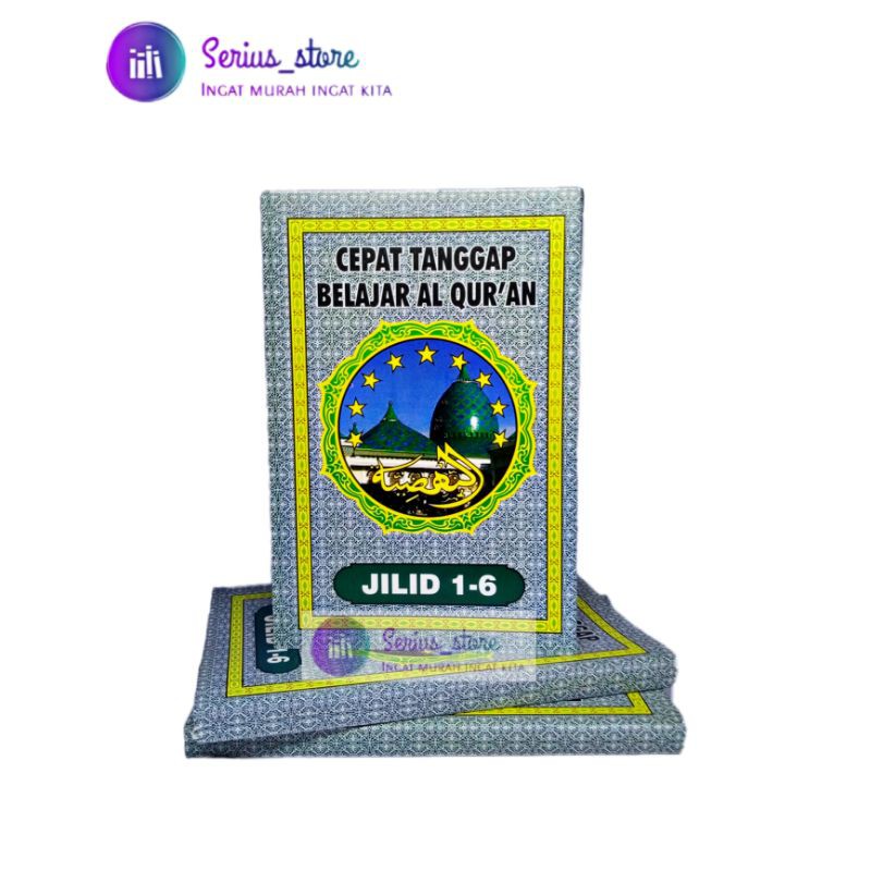 Cepat Tanggap Belajar Alquran anahdliyah jilid 1-6 1bendel