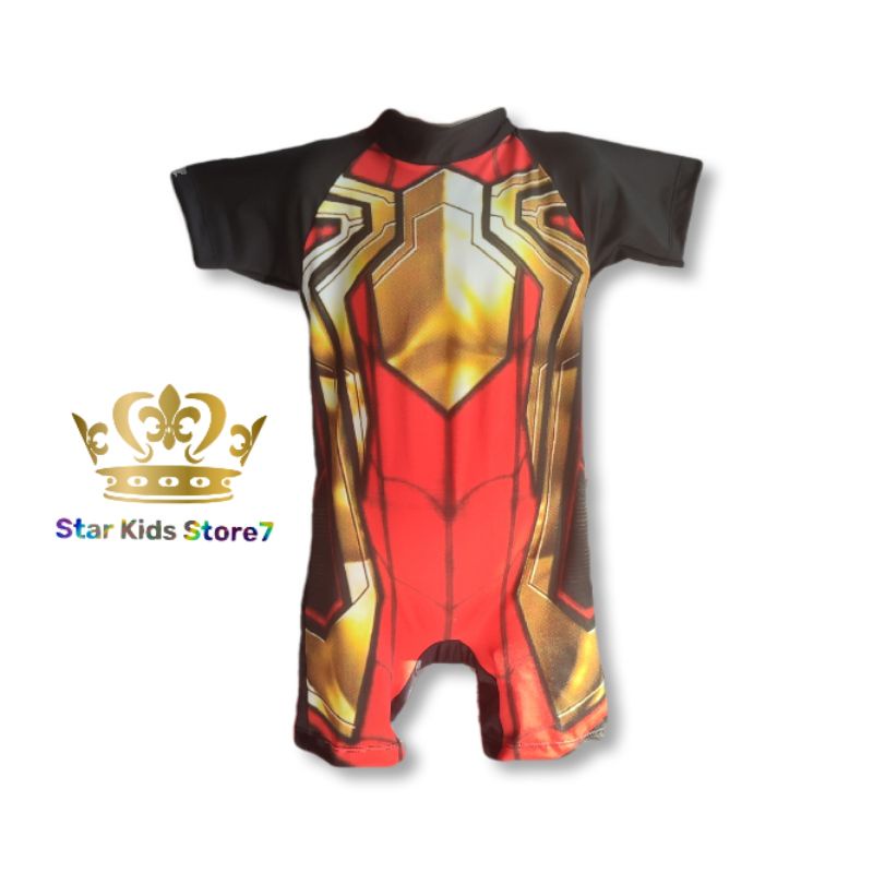 baju renang anak laki laki super hero batman spiderman captain america terbaru