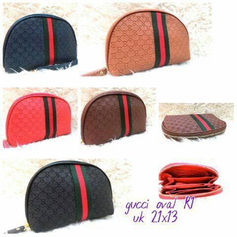 DOMPET / POUCH GUCCI OVAL EMBOS RESLETING 1
