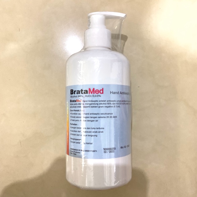 Bratamed Hand Antiseptic (liquid) Alcohol 80%