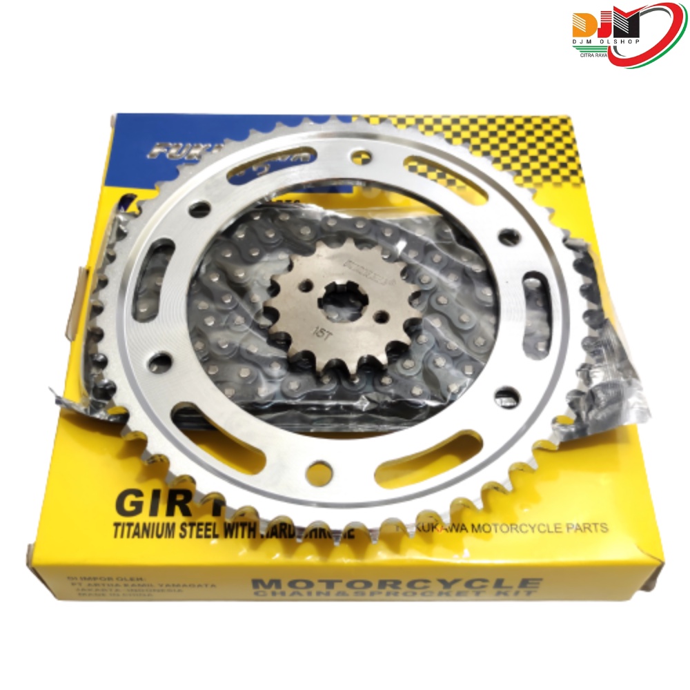 Gear Set Honda CRF 150 428H-130L 49T-15T Original Fukukawa