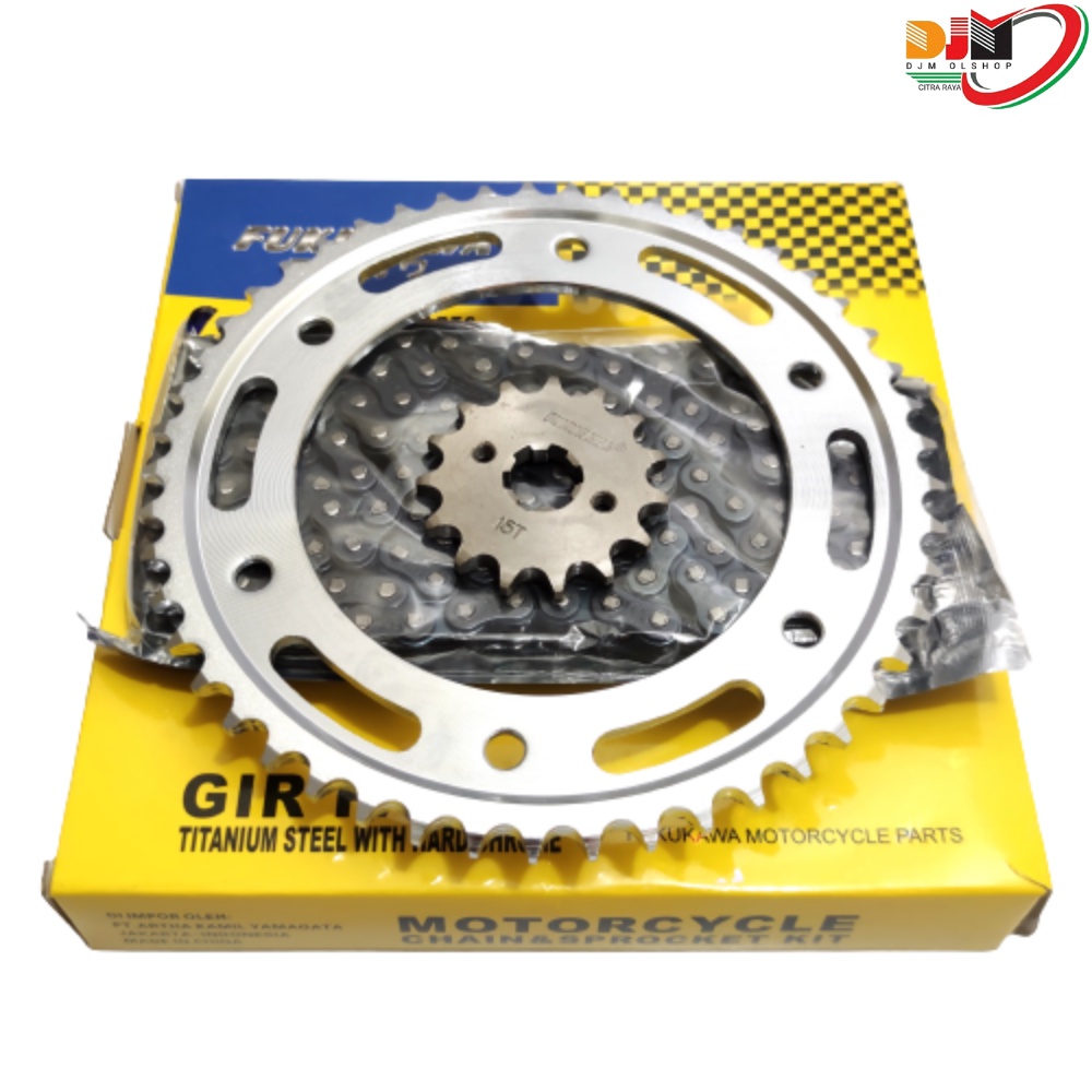 Gear Set Honda CRF 150 428H-130L 49T-15T Original Fukukawa