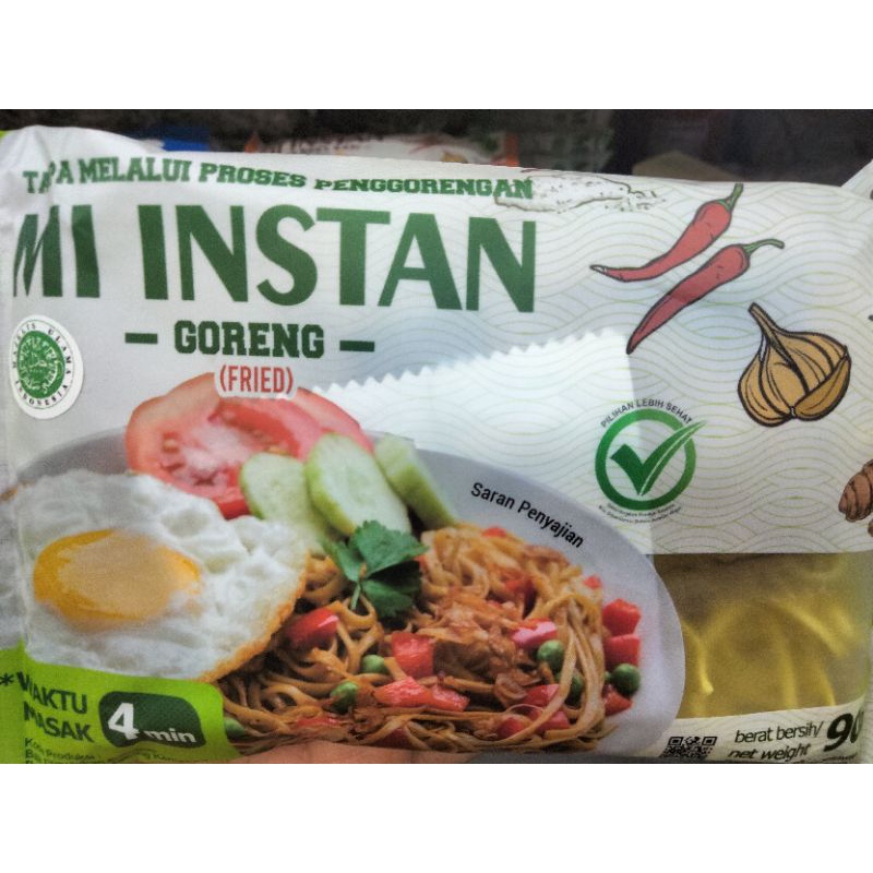 

mie goreng instan organik